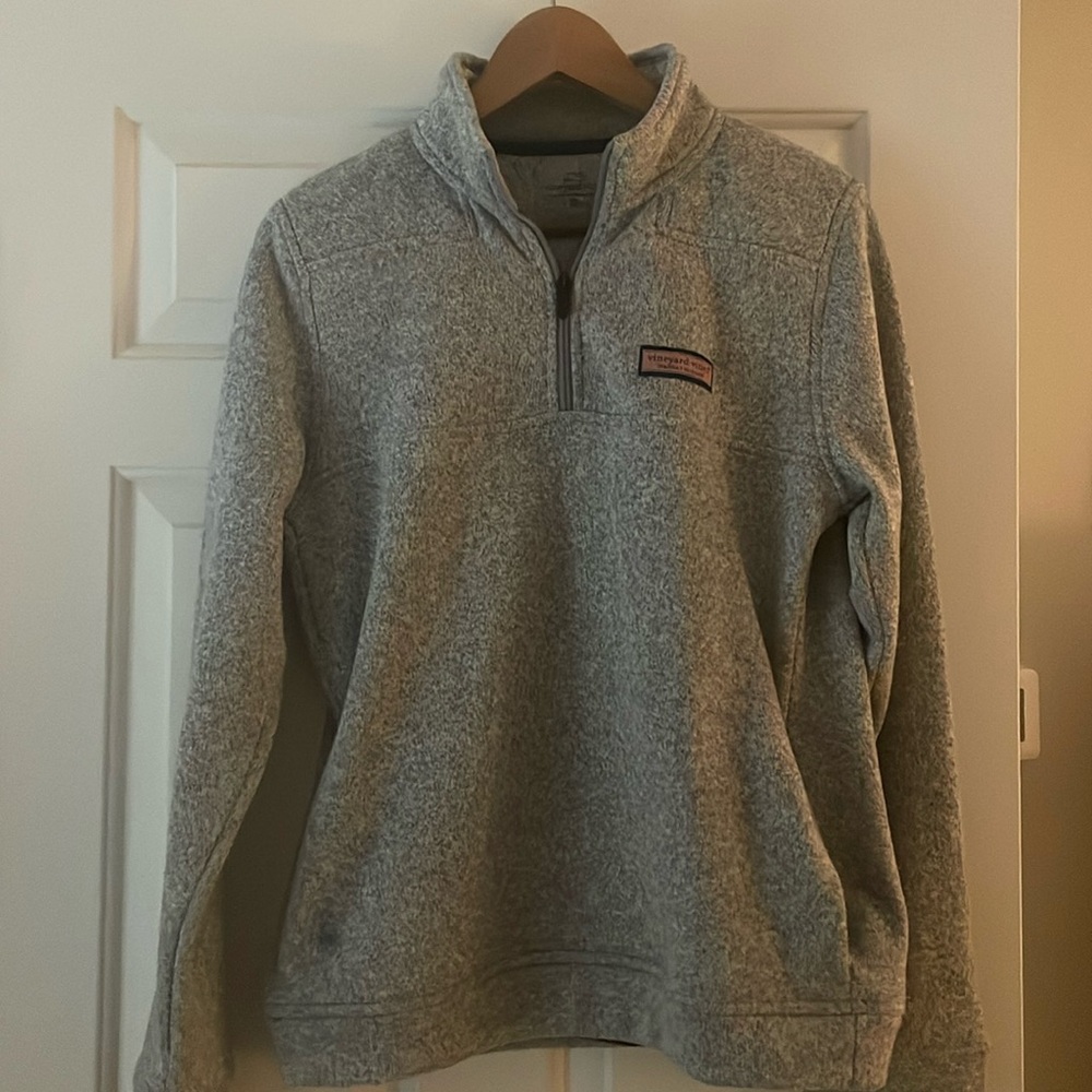 Boys XL Vineyard vines half zip pull over